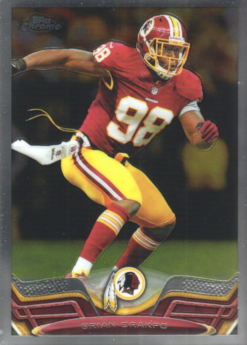 2013 Topps Chrome Football Part 1 Main Set Cards #1 to #220 - Picture 416 of 429
