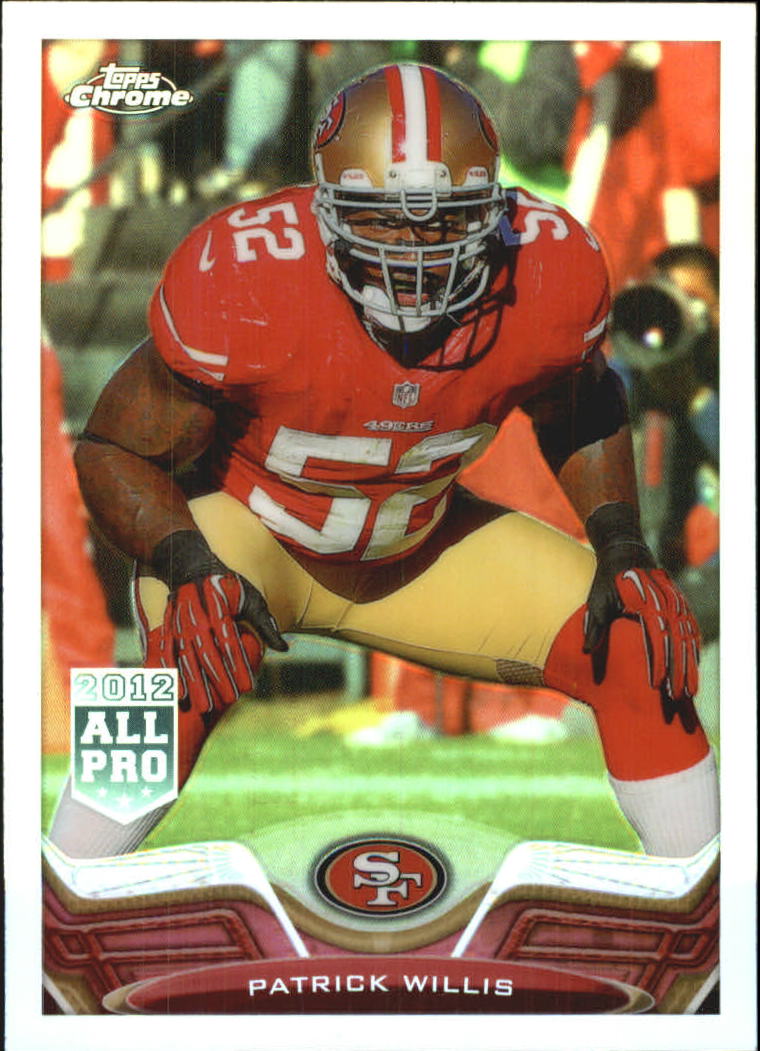 2013 Topps Chrome Football Part 2 Parallel Regular Refractors Cards #1 to #220 - Picture 8 of 246