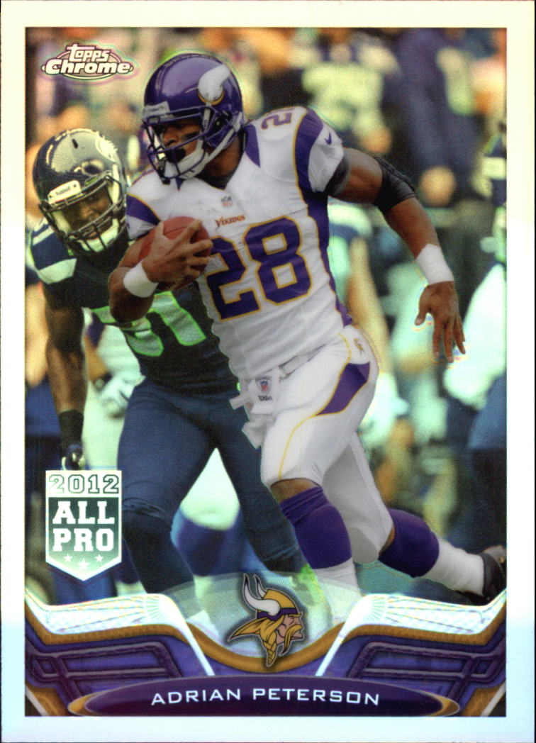2013 Topps Chrome Football Part 2 Parallel Regular Refractors Cards #1 to #220 - Picture 99 of 246