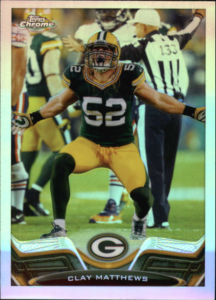 2013 Topps Chrome Football Part 2 Parallel Regular Refractors Cards #1 to #220 - Picture 109 of 246