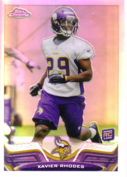 2013 Topps Chrome Football Part 2 Parallel Regular Refractors Cards #1 to #220 - Picture 125 of 246