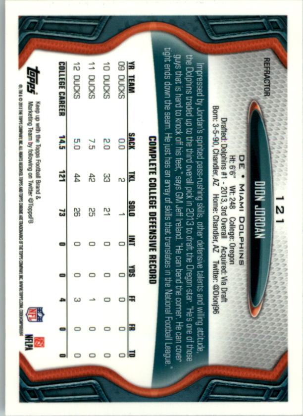 2013 Topps Chrome Football Part 2 Parallel Regular Refractors Cards #1 to #220 - Picture 128 of 246