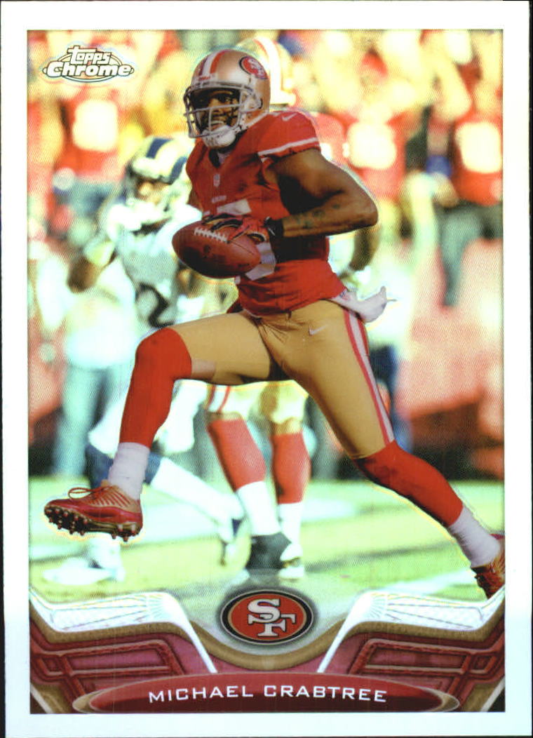 2013 Topps Chrome Football Part 2 Parallel Regular Refractors Cards #1 to #220 - Picture 201 of 246