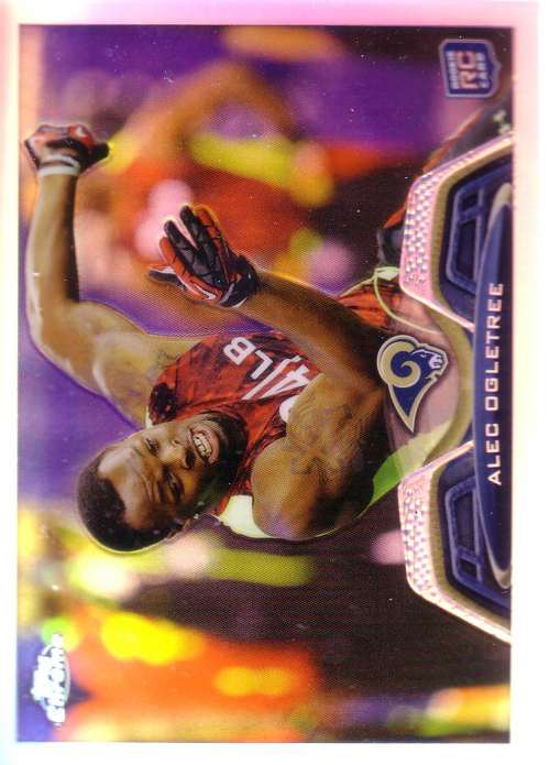 2013 Topps Chrome Football Part 2 Parallel Regular Refractors Cards #1 to #220 - Picture 207 of 246