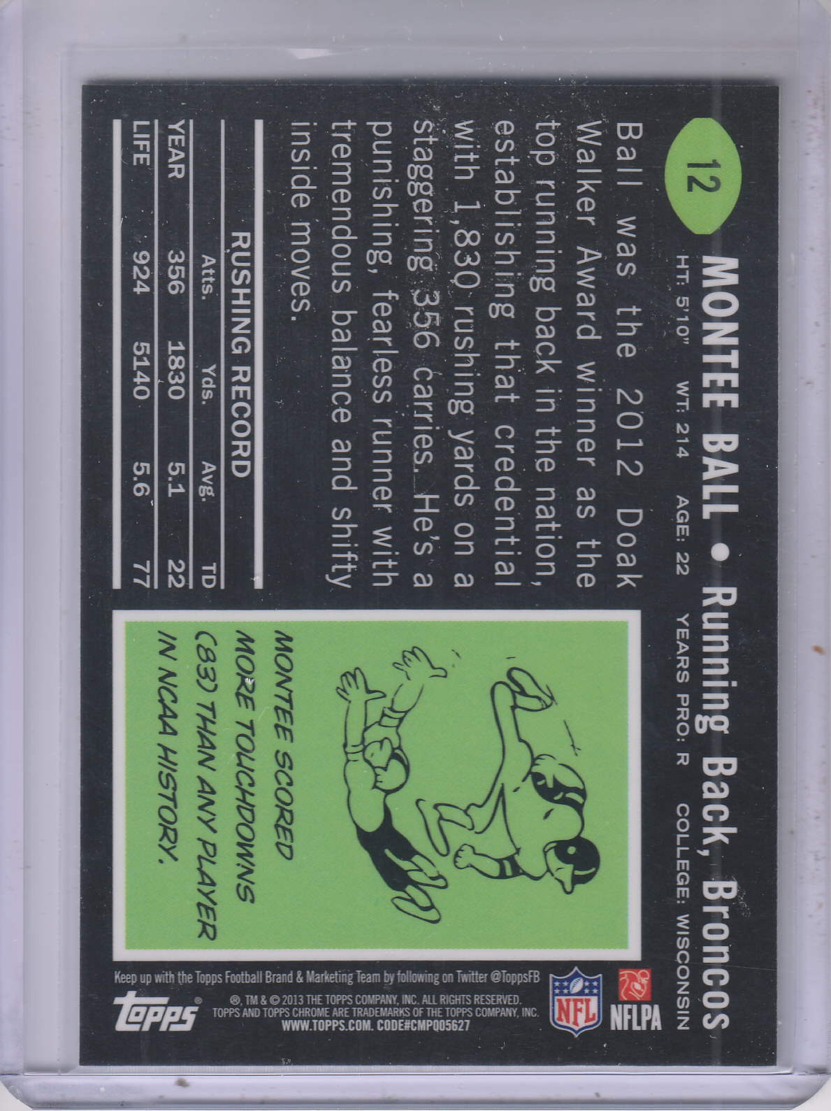 2013 Topps Chrome Football Part 4 Insert and Autograph Rookie Cards - Picture 66 of 166