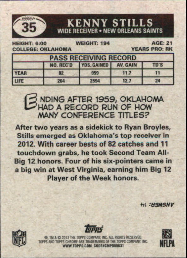2013 Topps Chrome Football Part 4 Insert and Autograph Rookie Cards - Picture 51 of 166