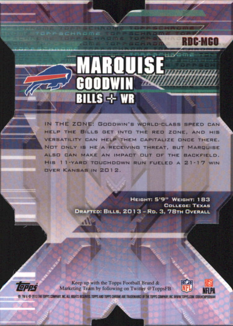 2013 Topps Chrome Football Part 4 Insert and Autograph Rookie Cards - Picture 162 of 166