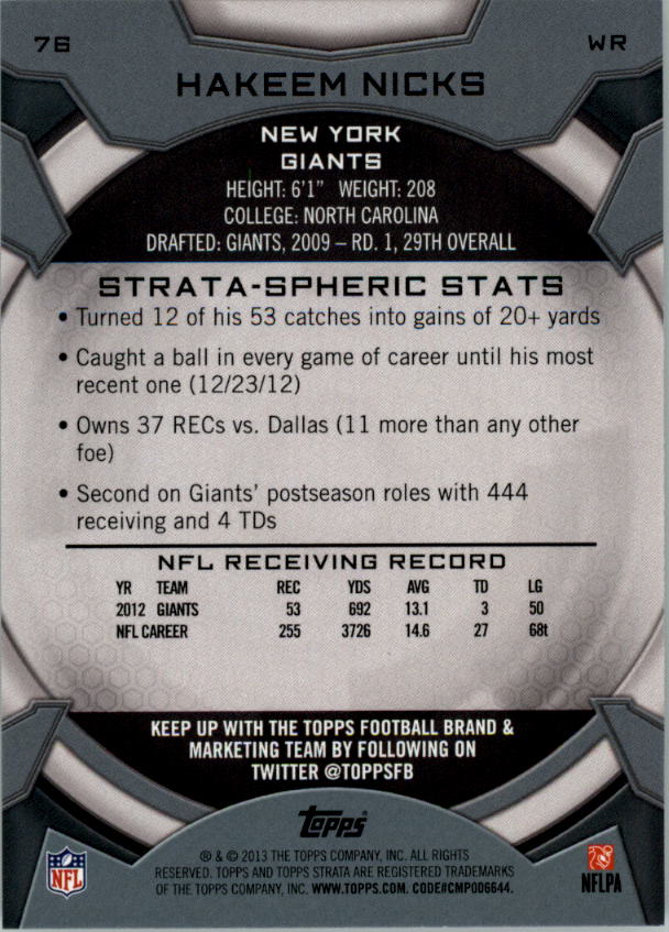 A8807- 2013 Topps Strata Einzelverkauf Fb 1-150 + Einsätze -du Pick- 15 + Free - Bild 121 von 211
