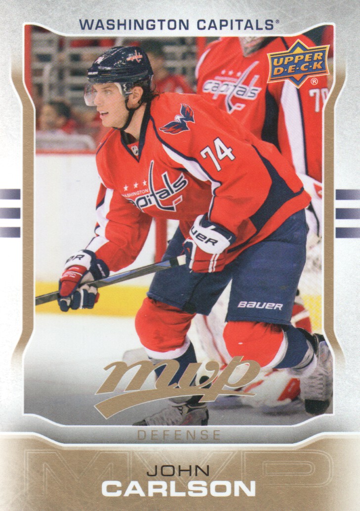 UPPER DECK NHLカード STATURE JOHN CARLSON CAPITALS 07/15 #14