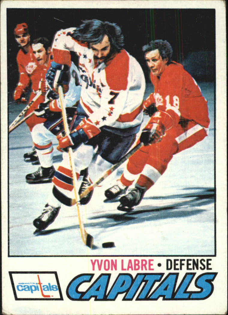 1974 75. Yvon Labre хоккеист. Washington Capitals 1974/75.