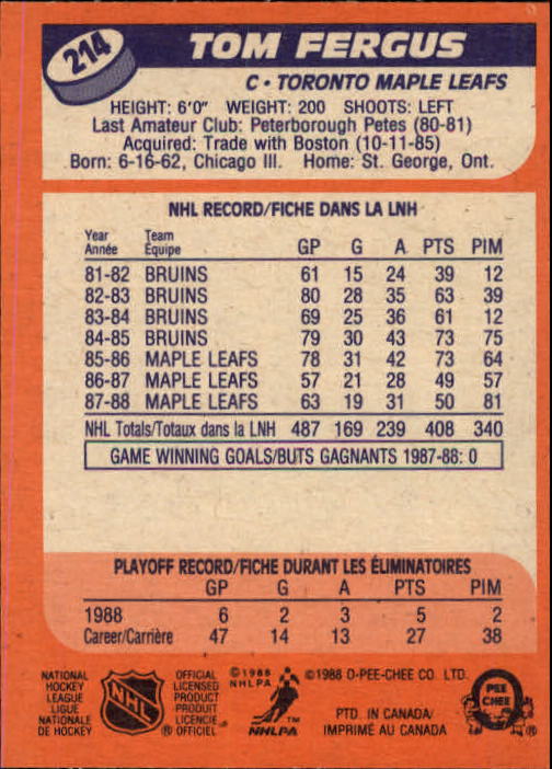 A5964- 1988-89 O-Pee-Chee Hk #s 200-264 +Rookies -You Pick- 15+ FREE US SHIP