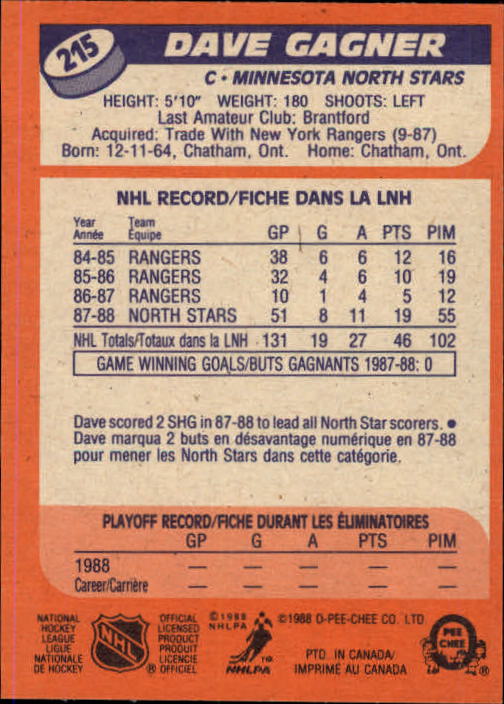 A5964- 1988-89 O-Pee-Chee Hk #s 200-264 +Rookies -You Pick- 15+ FREE US SHIP