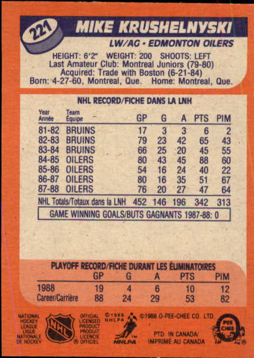 A5964- 1988-89 O-Pee-Chee Hk #s 200-264 +Rookies -You Pick- 15+ FREE US SHIP