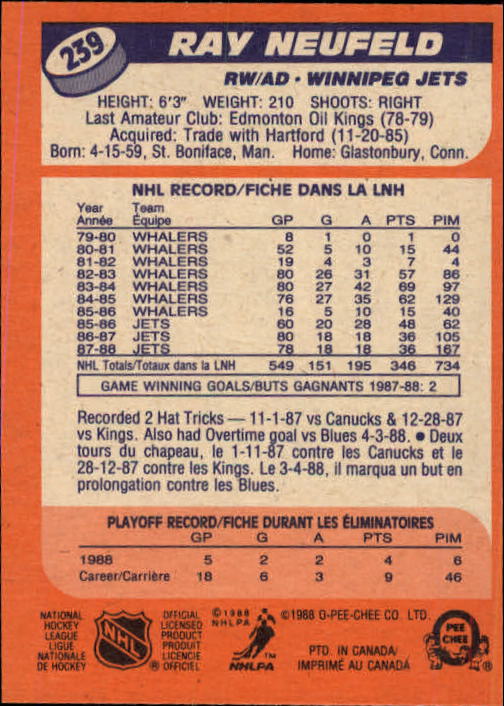 A5964- 1988-89 O-Pee-Chee Hk #s 200-264 +Rookies -You Pick- 15+ FREE US SHIP