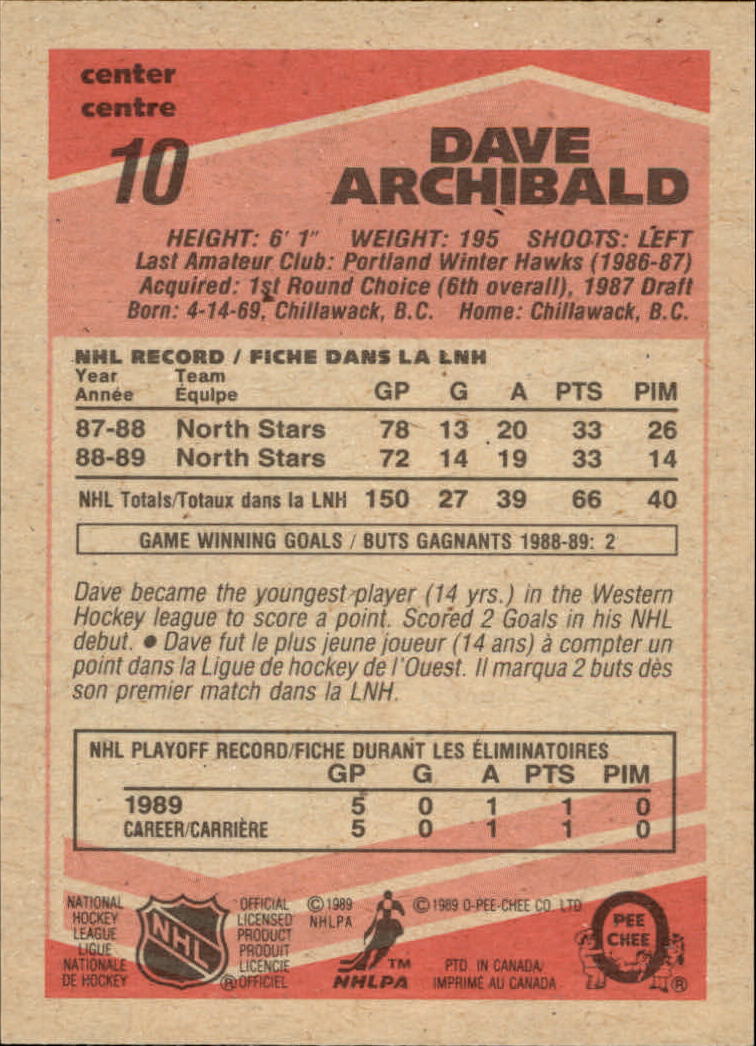 1989/1990 O-Pee-Chee Hockey Part 1 Main Set Cards #1 - #165 Rookies and Veterans - Picture 21 of 327