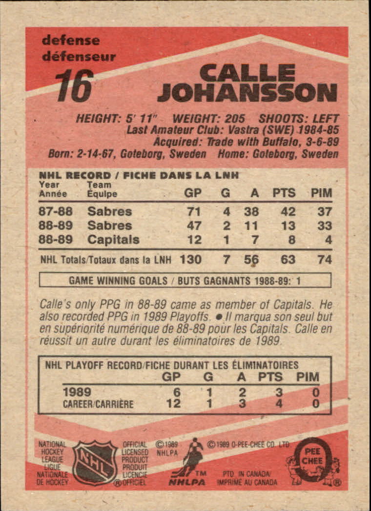 1989/1990 O-Pee-Chee Hockey Part 1 Main Set Cards #1 - #165 Rookies and Veterans - Picture 33 of 327