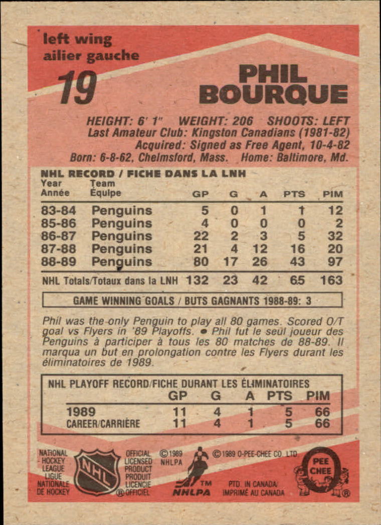 1989/1990 O-Pee-Chee Hockey Part 1 Main Set Cards #1 - #165 Rookies and Veterans - Picture 39 of 327