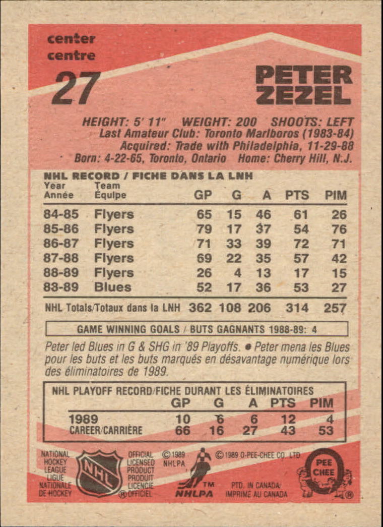1989/1990 O-Pee-Chee Hockey Part 1 Main Set Cards #1 - #165 Rookies and Veterans - Picture 55 of 327