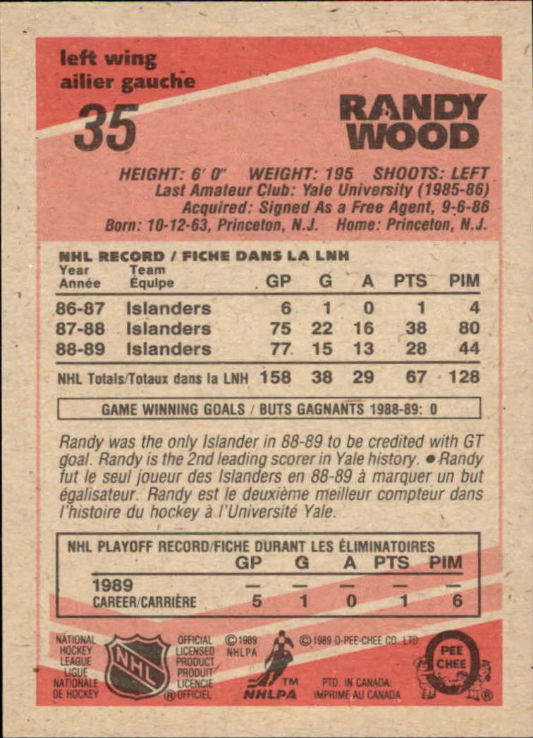 1989/1990 O-Pee-Chee Hockey Part 1 Main Set Cards #1 - #165 Rookies and Veterans - Picture 71 of 327