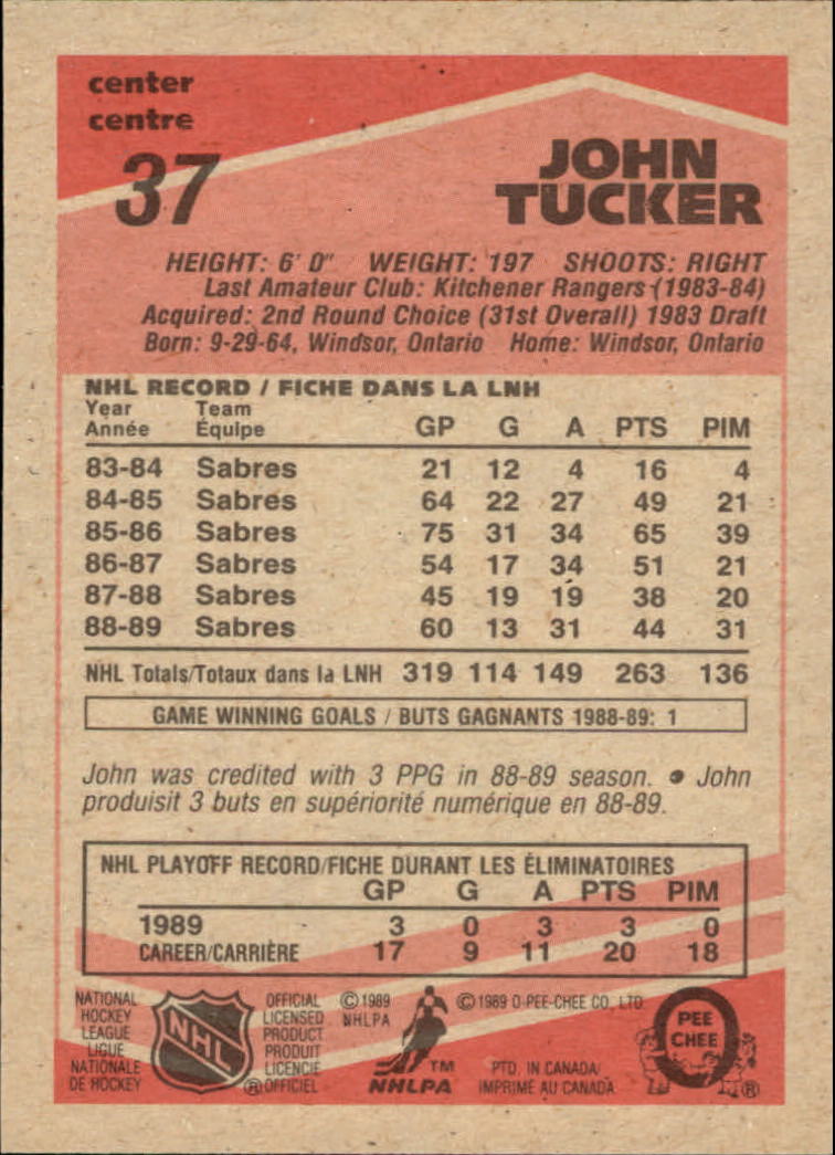 1989/1990 O-Pee-Chee Hockey Part 1 Main Set Cards #1 - #165 Rookies and Veterans - Picture 75 of 327