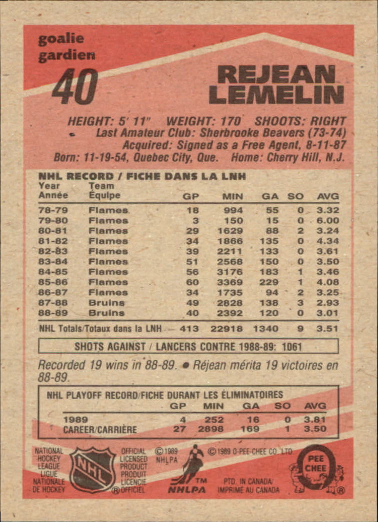 1989/1990 O-Pee-Chee Hockey Part 1 Main Set Cards #1 - #165 Rookies and Veterans - Picture 81 of 327