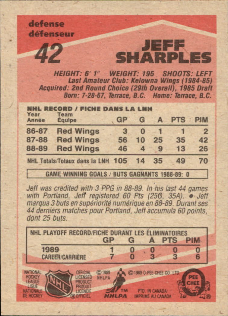 1989/1990 O-Pee-Chee Hockey Part 1 Main Set Cards #1 - #165 Rookies and Veterans - Picture 85 of 327