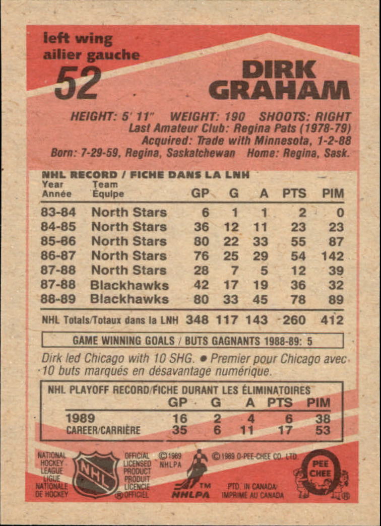 1989/1990 O-Pee-Chee Hockey Part 1 Main Set Cards #1 - #165 Rookies and Veterans - Picture 105 of 327
