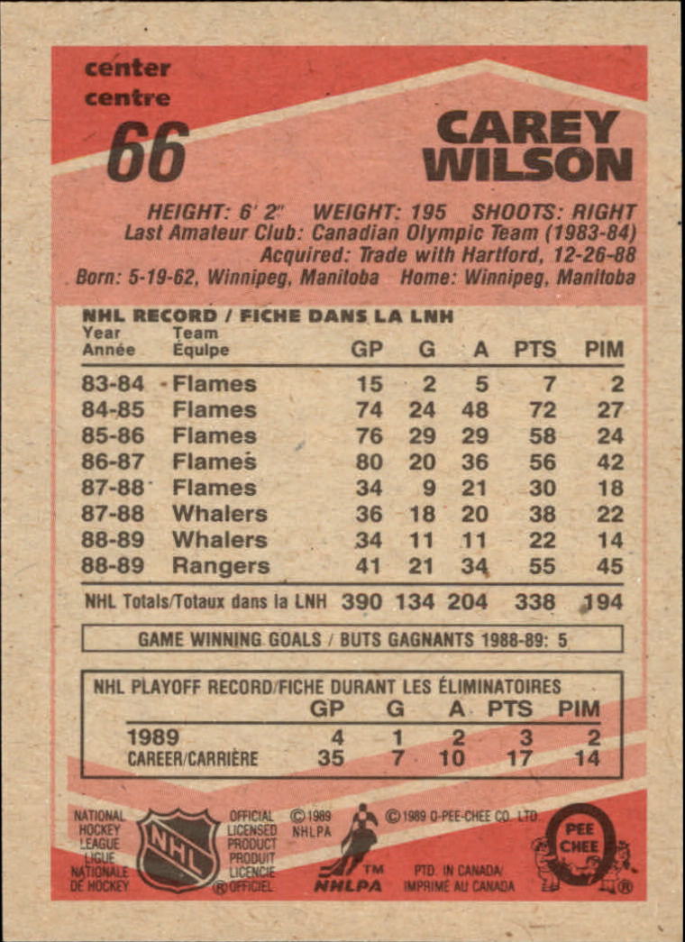 1989/1990 O-Pee-Chee Hockey Part 1 Main Set Cards #1 - #165 Rookies and Veterans - Picture 133 of 327