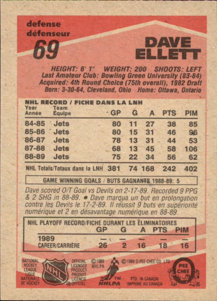 1989/1990 O-Pee-Chee Hockey Part 1 Main Set Cards #1 - #165 Rookies and Veterans - Picture 139 of 327