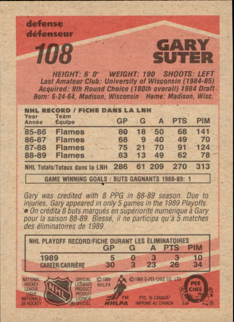 1989/1990 O-Pee-Chee Hockey Part 1 Main Set Cards #1 - #165 Rookies and Veterans - Picture 217 of 327
