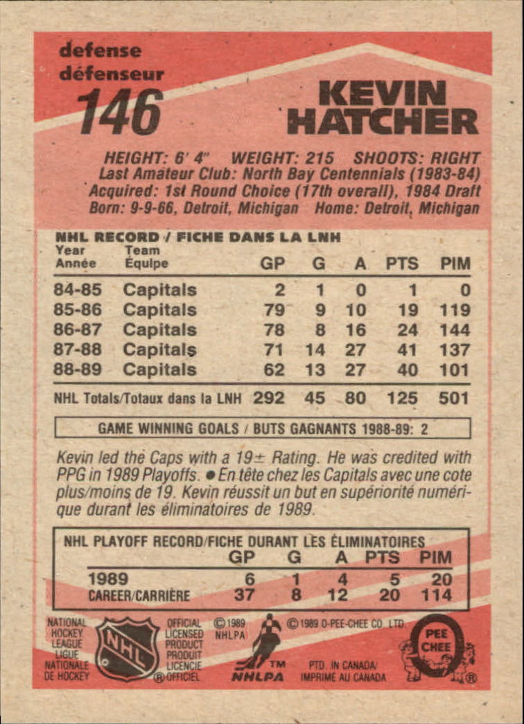 1989/1990 O-Pee-Chee Hockey Part 1 Main Set Cards #1 - #165 Rookies and Veterans - Picture 291 of 327