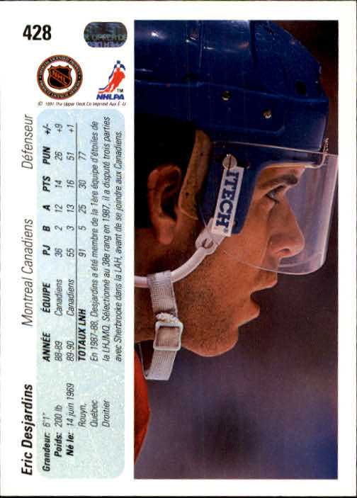 A9086- 1990-91 Upper Deck French Hk Cards 401-550 -You Pick- 15+ FREE US SHIP