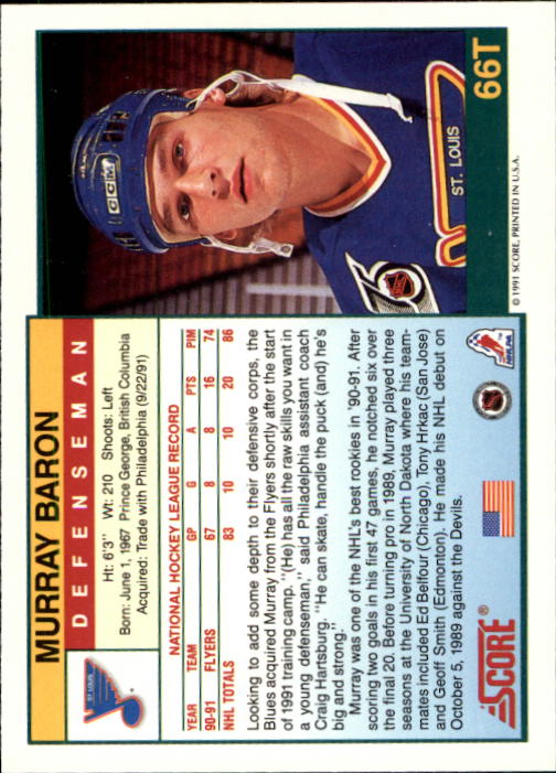 1991-92 Score Rookie Traded Hockey Card Pick | eBay
