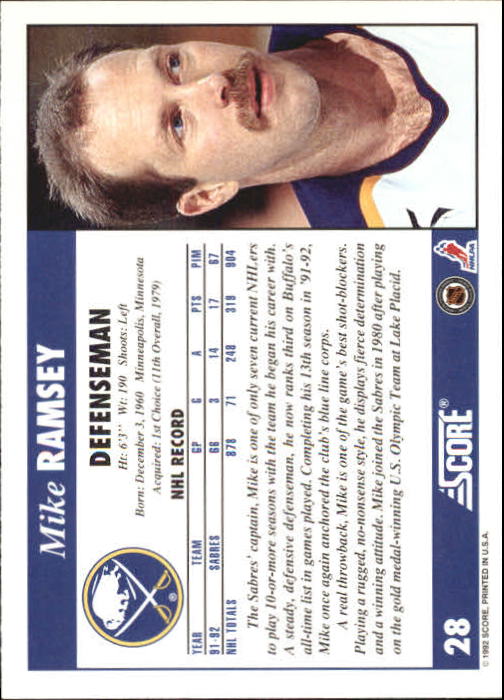 1992-93 Score Hockey #1-250 - Your Choice *GOTBASEBALLCARDS | eBay