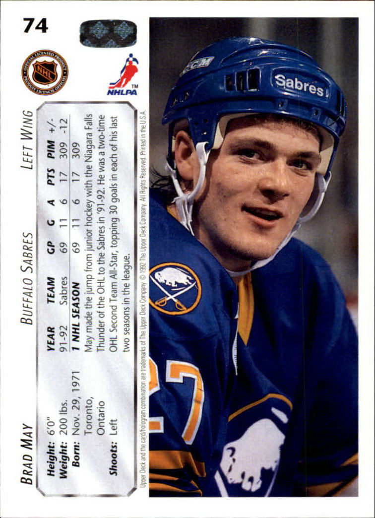 199293 Upper Deck Hockey Card Pick 1250 eBay
