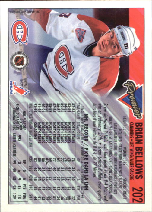 1993-94 O-Pee-Chee Premier - #310 Eric Lindros