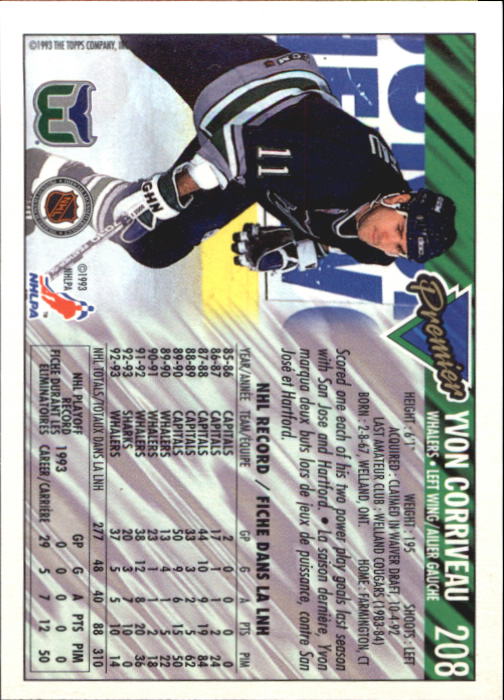 1993-94 O-Pee-Chee Premier - #310 Eric Lindros