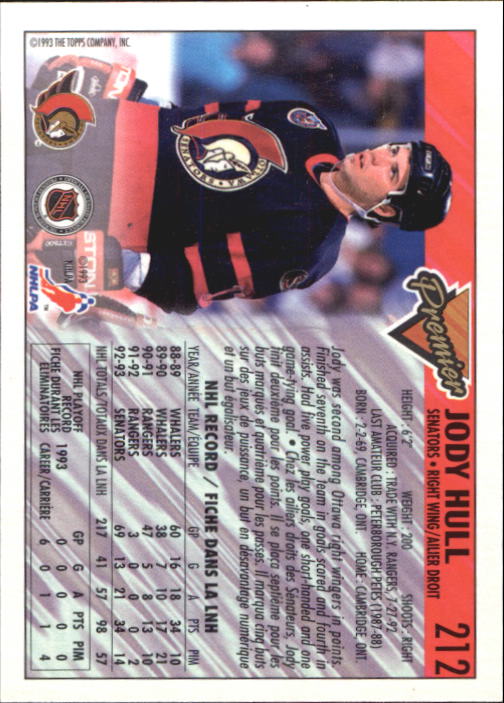 1993-94 O-Pee-Chee Premier - #310 Eric Lindros