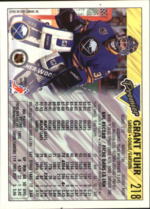 1993-94 O-Pee-Chee Premier - #310 Eric Lindros