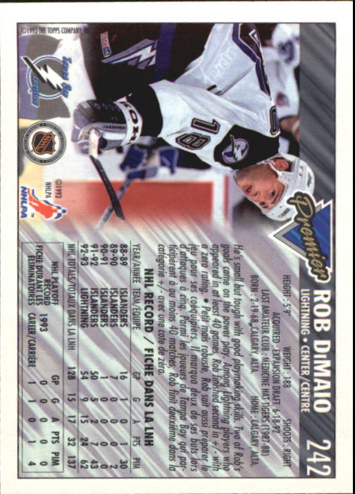 1993-94 O-Pee-Chee Premier - #310 Eric Lindros