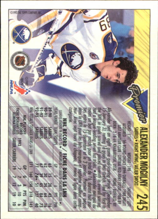 1993-94 O-Pee-Chee Premier - #310 Eric Lindros