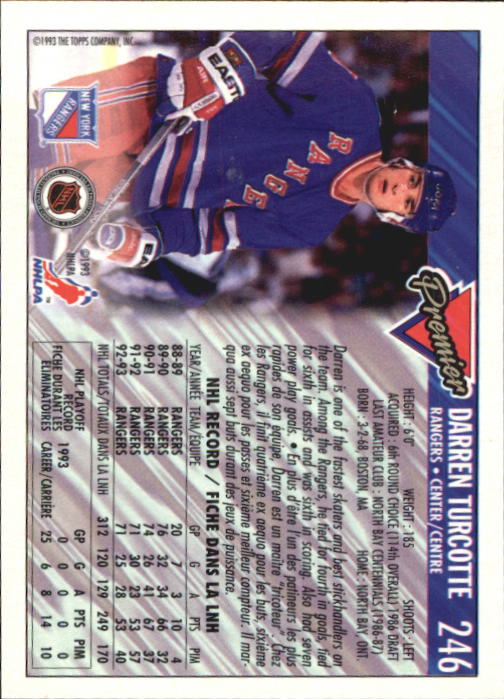 1993-94 O-Pee-Chee Premier - #310 Eric Lindros