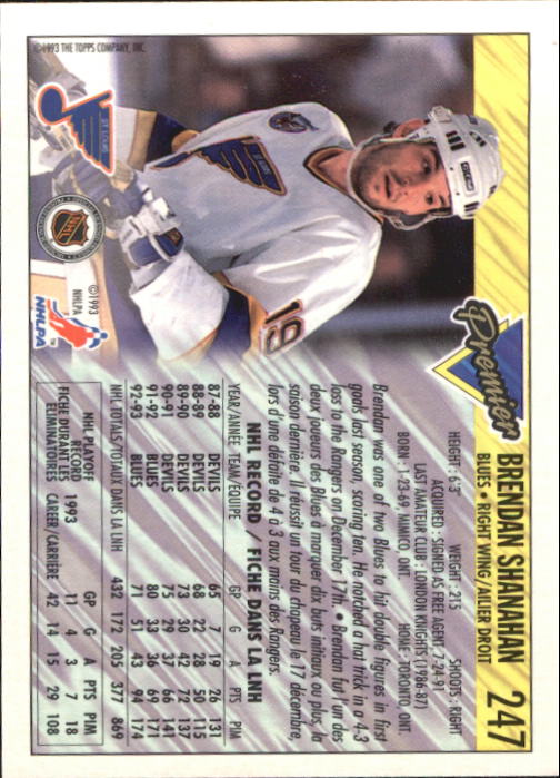 1993-94 O-Pee-Chee Premier - #310 Eric Lindros