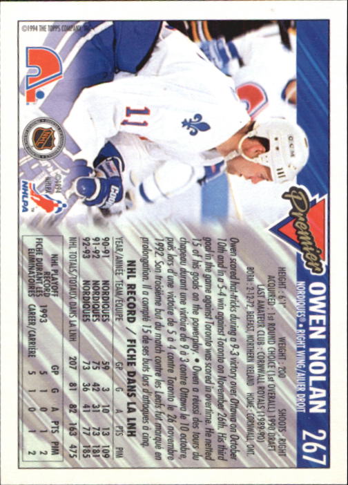 1993-94 O-Pee-Chee Premier - #310 Eric Lindros