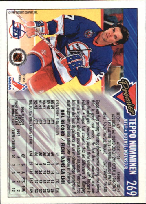 1993-94 O-Pee-Chee Premier - #310 Eric Lindros