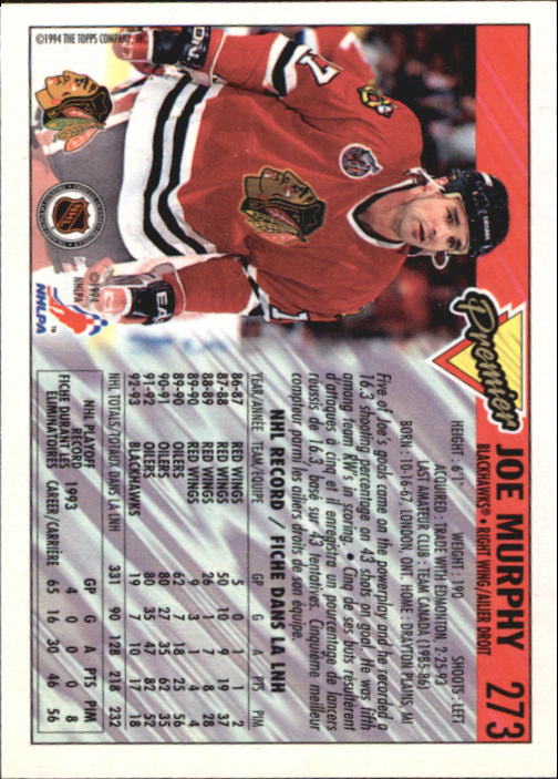 1993-94 O-Pee-Chee Premier - #310 Eric Lindros