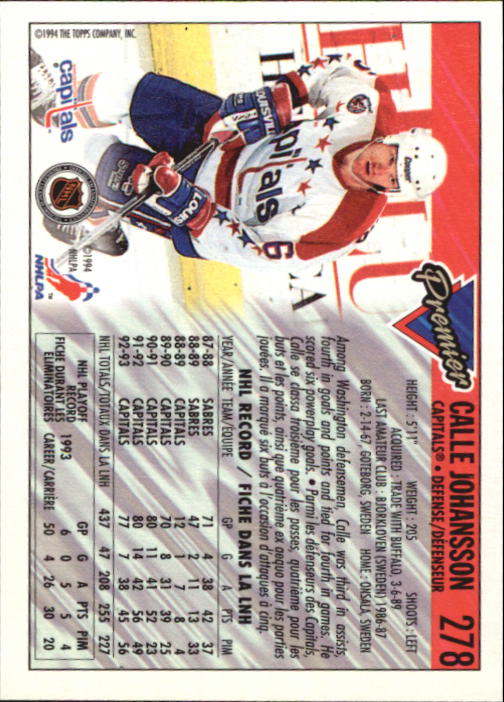 1993-94 O-Pee-Chee Premier - #310 Eric Lindros