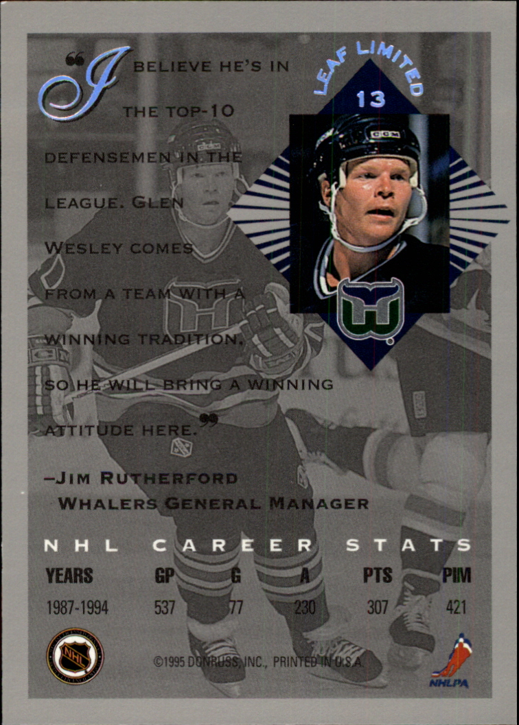 1994-95 Leaf Limited - #46 Kevin Stevens