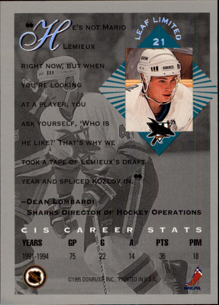 1994-95 Leaf Limited - #46 Kevin Stevens