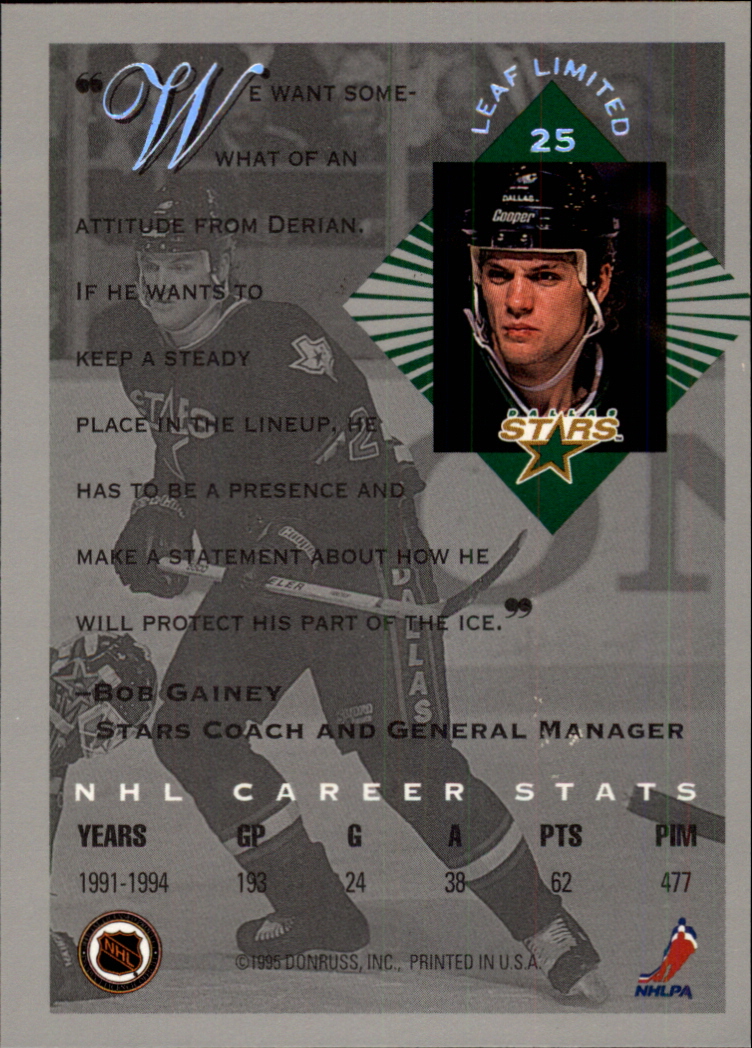 1994-95 Leaf Limited - #46 Kevin Stevens